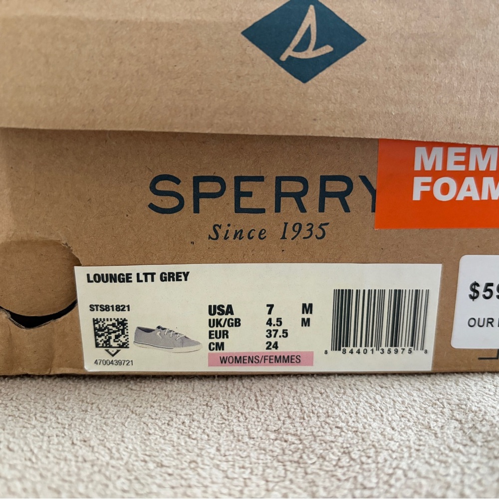 Women’s Gray Sperry Top-Sider
